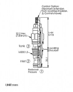 PP11A30NL<br>Reducing/Relieving Valve <br>(Replaces Sun PPDB-LNN)