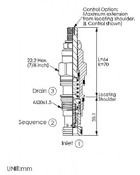 SP2A30BL<br>Sequence Valve <br>(Replaces Sun RSFC-LBN)