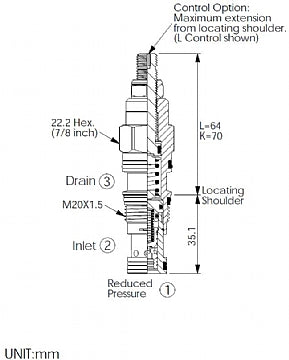 PB11A30BL<br>Reducing/Relieving Valve <br>(Replaces Sun PRDB-LBN)